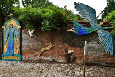 Foto 12x8 Raveningham 'Devotion' und 'Freedom' Engel von Cindy Lee Wright c2020
