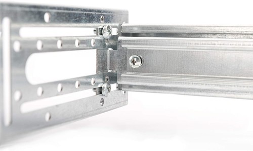 DIGITUS Top hat rail support, 4U, 178 x 483 x 223 mm, galvanised. Includes top-h - Photo 6/9