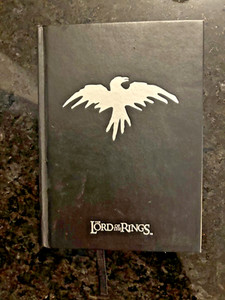 Tolkien Lord of the Rings Blank Black Hardback Journal Cedco Publishing 2002