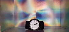 Pop Swatch Jet Black watch with original elas...