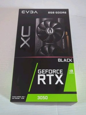 EVGA Nvidia GeForce RTX 3050 XC BLACK GAMING 8GB GDDR6 GPU w/ Original Box