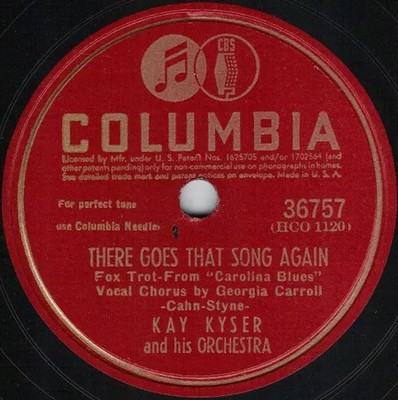SCHELLACK Kay Kyser And His Orchestra Im Gonna See My Baby / There Goes That S