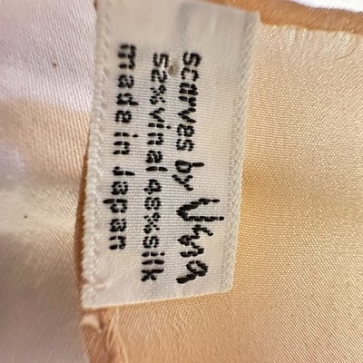 This is a vintage ''Scarves by Vana'' scarf made in Japan 