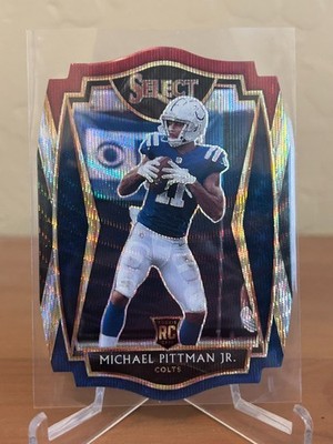 2020 Select Prizm Tri Color Die Cut RC #162 Michael Pittman Jr. Colts