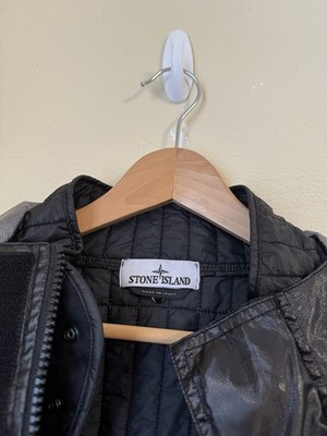Stone Island Glass Cover-TC Jacket Black Large | eBay