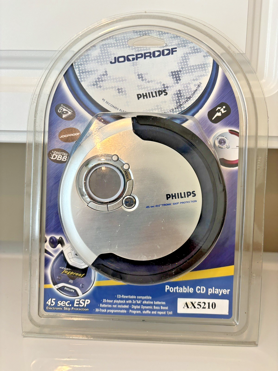 Philips Jogproof Portable CD player AX5210 Skip Protection | eBay