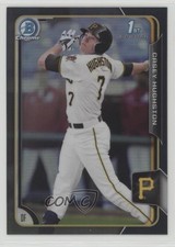 2015 Bowman Draft Chrome Asia Exclusive Black Refractor Casey Hughston #9 0b3