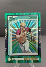 2024 Panini Donruss - Rated Prospects Brock Wilken #135 Green Laser (RC)