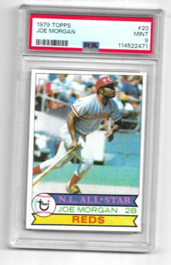 1979 TOPPS JOE MORGAN PSA 9 #20 FRESHLY GRADED