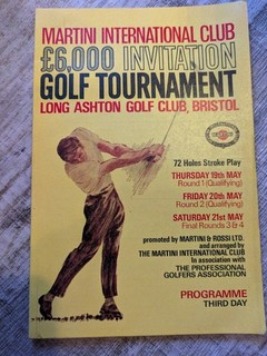 ⭐Rare Multi Signed 1966 Martini Golf Tournament Programme Long Ashton Bristol UK