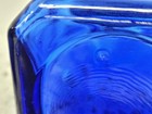 Vintage Glass Cobalt Blue Salt & Pepper Shakers Depression Barn Country Cottage — photo 4
