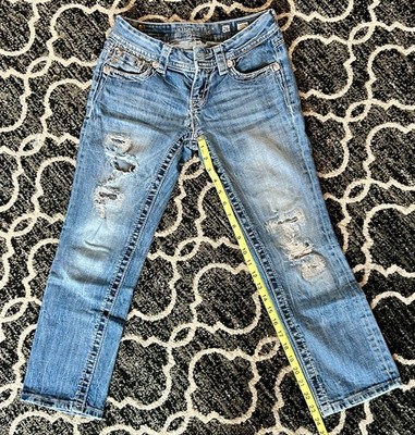 Miss Me Women s Signature Crop Jeans   Size 26
