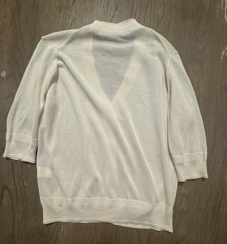 Nico Nicholson & Nicholson Anthropologie Cárdigan Crema Cárdigan Japón Talla 38 - Imagen 11 de 11