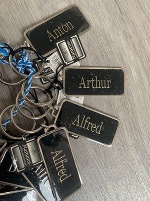 Alfred - Metall-Schlüsselanhänger - Männer -  Namen - Keyring - DEP-Schlüsselanh