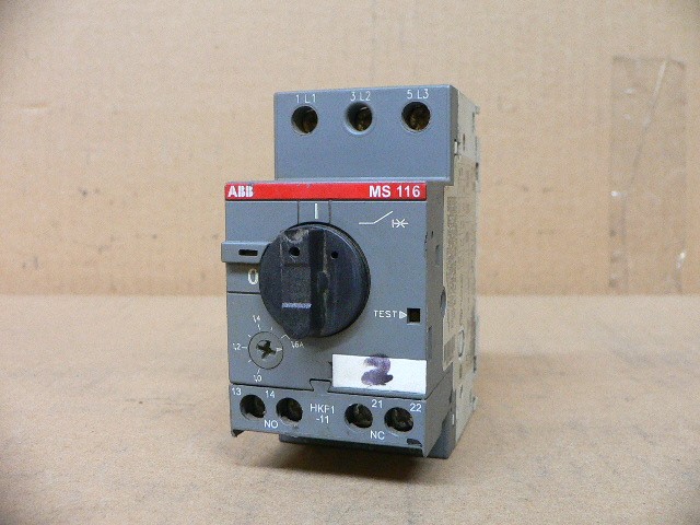Abb Ms 116 Motor Starter 1.0-1.6A Abb Motor Starter Ms 116 1.0-1.6A Abb