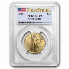 2026 1/2 oz American Gold Eagle MS-69 PCGS (FirstStrike®) 4194.14 per troy oz
