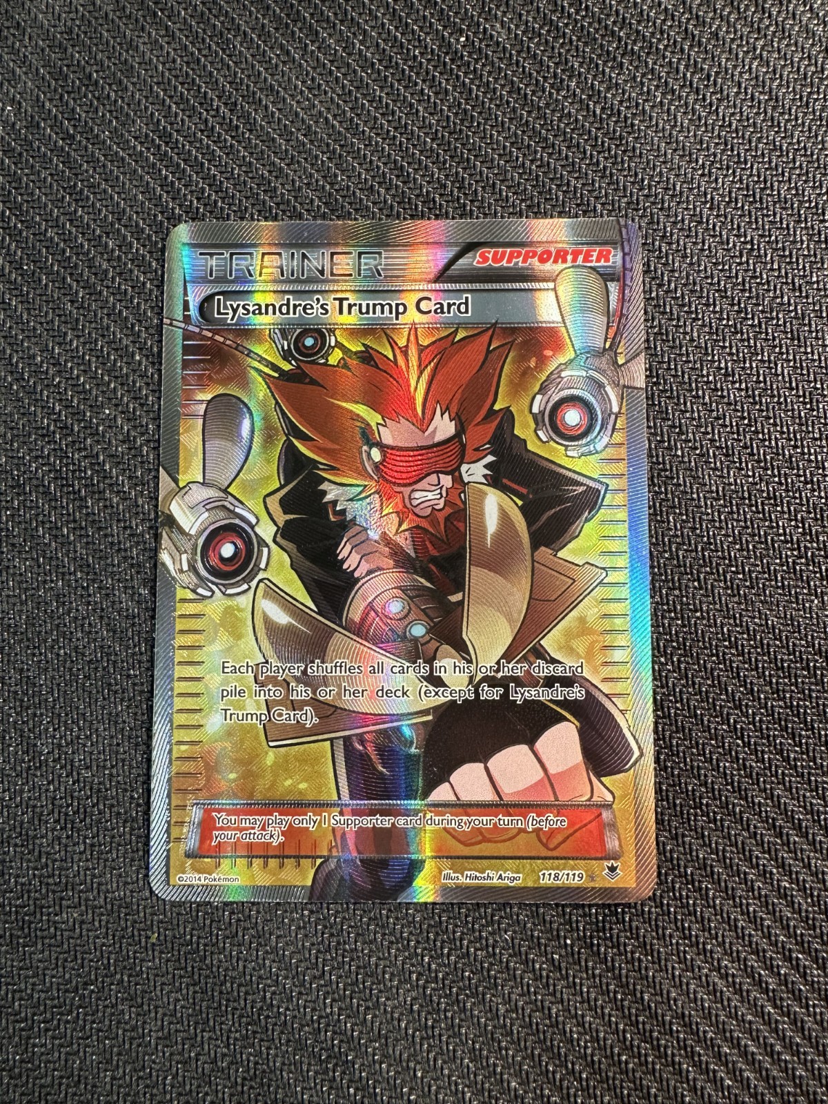 Lysandre's Trump Card 118/119 Pokémon Phantom Forces Holo Full Art