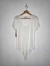 WILFRED FREE ARITZIA Bodysuit Short Sleeve Sc...
