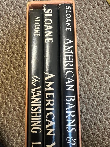 Eric Sloan's Americana: 3 Books in Sleeve Box Set Hardcover Vintage 1954-1956 - Picture 2 of 6