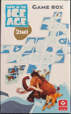 Made in the Ice Age Game Box 2 in 1 Cartamundi ab 4 Jahren Neu in Folie