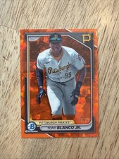 Tony Blanco Jr. 2024 Bowman Sapphire Chrome Prospects #BCP-132 Orange /25 Pirate