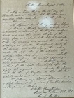 1863 CIVIL WAR LETTER - BATTLE OF KINGSTON N.C. - CAPT. BUMSTEAD 45th MASS. VOL.