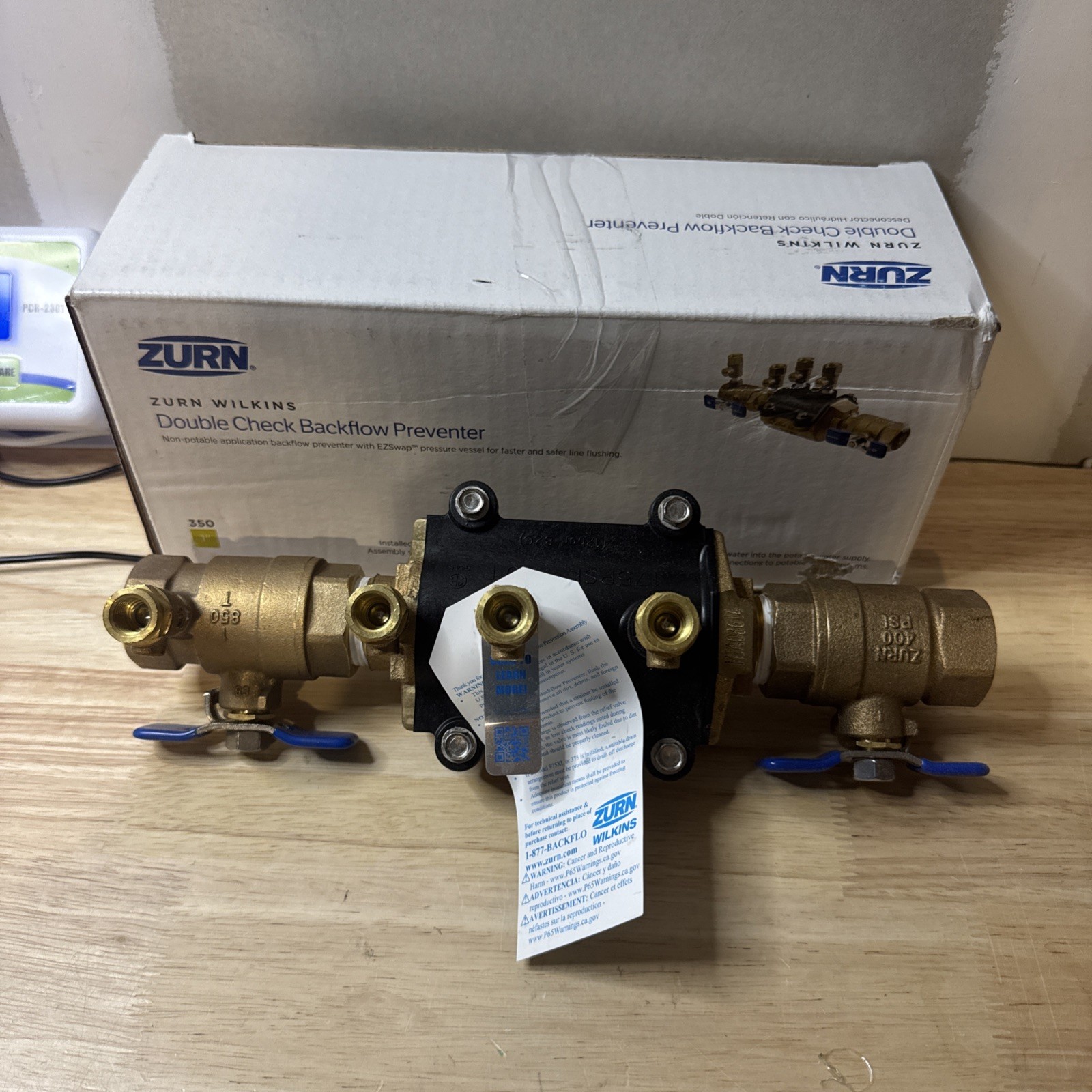 Zurn Wilkins 1-350 1" 350 Double Check Backflow Preventer