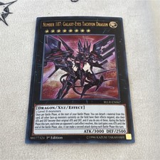 Yu-Gi-Oh! TCG Number 107: Galaxy-Eyes Tachyon Dragon BLLR-EN067 Ultra Rare 1st …