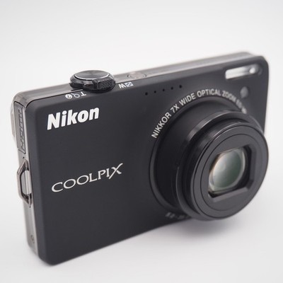N Mint] Nikon COOLPIX S6000 Digital Camera Noble Black 14.2MP 7x