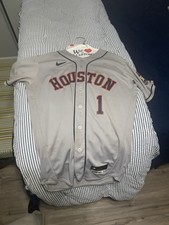 Carlos Correa Game Used Jersey MLB Coa Astros 2021 WORLD SERIES GAME 5 Rare!!