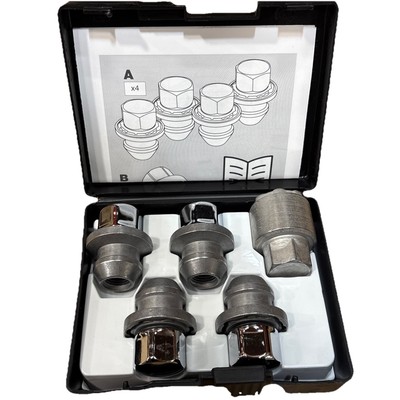 Genuine GM # 86525831 Anti-Theft Wheel Lock Kit In Chrome Kit Of