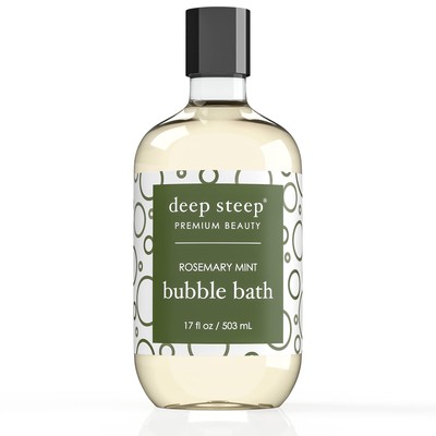 Rosemary Mint Bubble Bath 17 Fl Oz Hydrating Soothing Aromatherapy Bliss