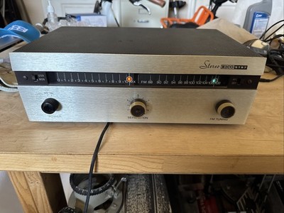 EICO ST-97 FM STEREO VINTAGE HIFI AUDIO TUBE POWERS ON PARTS/REPAIR