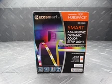 EcoSmart 6.5ft RGBWIC Dynamic Color Strip Light Powered by Hubspace 1009579023