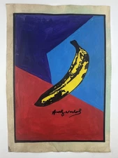Andy Warhol COA Art Painting Original Drawing Vintage Paper Signed