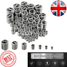 Stainless Steel Thread Insert Kit M3–M12 Helicoil Repair Wire Screw Sleeve Set