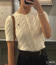 Polo Ralph Lauren Women s Short Sleeve Cable ...