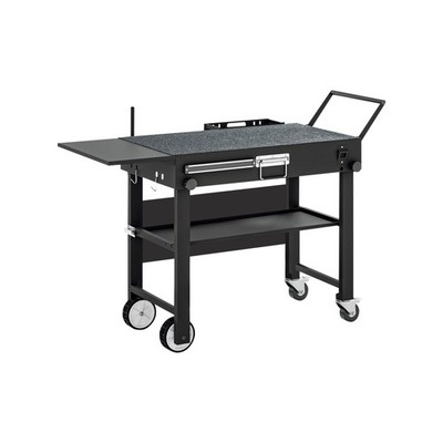 Foldable Stainless Steel Outdoor Grill Cart Portable BBQ Griddle Stand Garden
