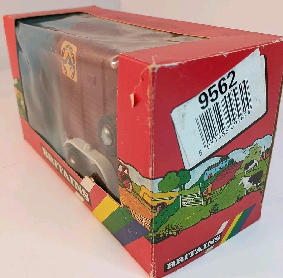 Remolque doble para caballos Gran Bretaña 9562 1:32 Royal Horse Show de colección en caja LEER Foto 3 de 4