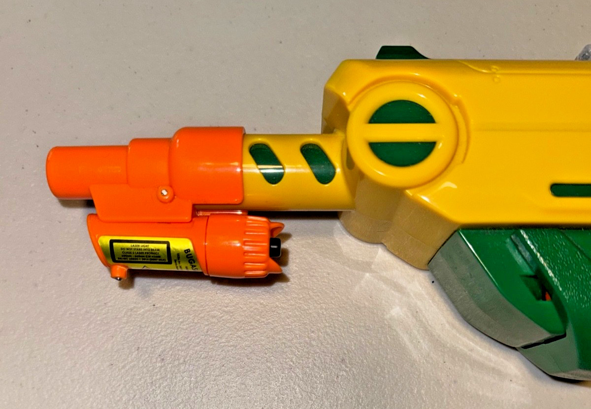 Bug-A-Salt Lawn and Garden Original Non-Toxic Salt Gun Green/Yellow with Laser