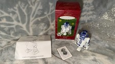 2001 Star Wars R2-D2 Hallmark Keepsake Ornament Collector's Series Sound NIB