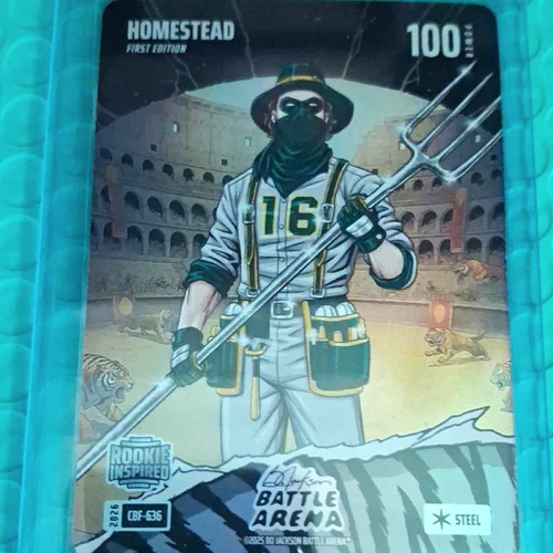 Battle Arena Nick Kurtz Homestead 1st Ed Rookie Steel Coliseum CBF-636