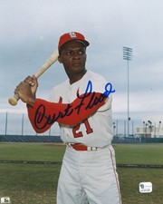 CURT FLOOD - AUTOGRAPHED SIGNED PHOTOGRAPH