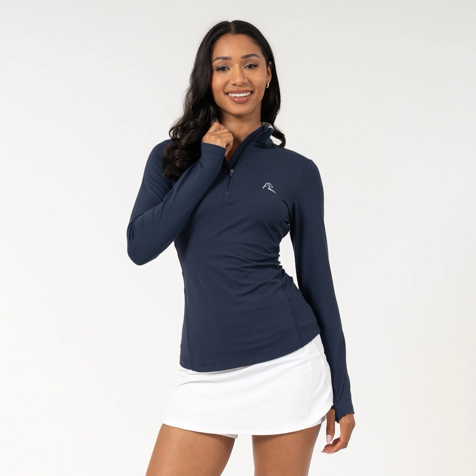 Rhoback Solid Performance Q-Zip Pullover Boar’s H… - image 1