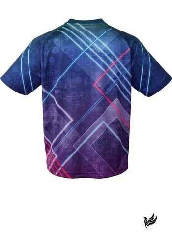 Nittaku Bright Neon Shirt JTTA Japan Ping Pong Association Ufficiale Taglia O - Foto 2 di 3