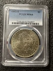 1882-S $1 Morgan Dollar - PCGS MS64