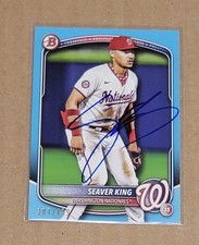 Seaver King 2025 Bowman Blue IP Autograph Card /499