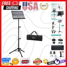 70 - inch Metal Professional Portable Perforated Sheet Music Stand - Folding ...