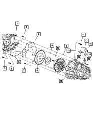 Genuine Mopar Drive Plate Plate 4567143