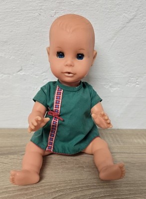 Nette Kunststoff Puppe Schildkröt Doll 28 cm Schlafaugen Trink Und Nässfunktion